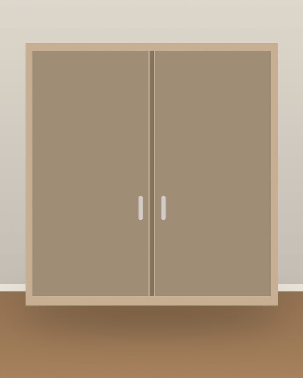 Armoire 3 portes avec miroir — photo 2 sur 3