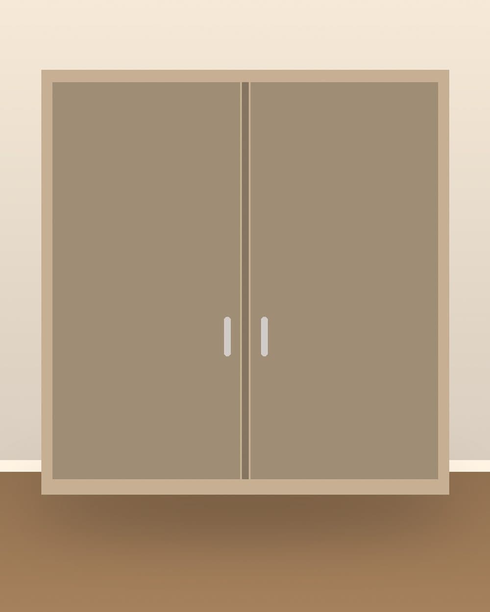 Armoire 3 portes avec miroir — photo 3 sur 3